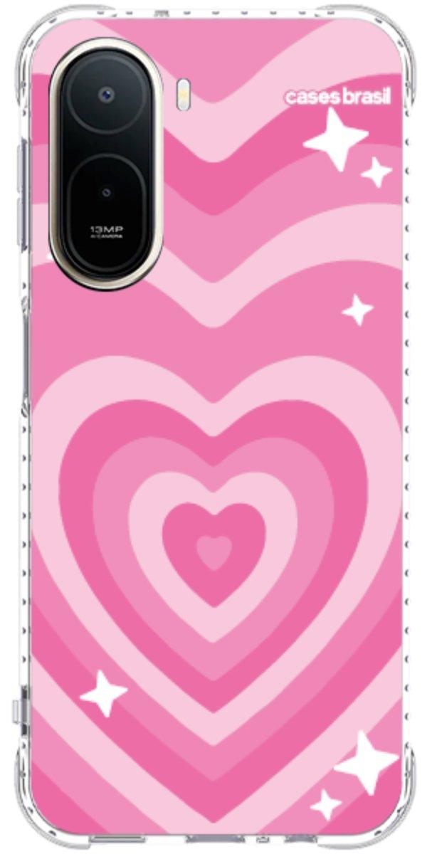 Capinha para Celular Coração Retrô Pink