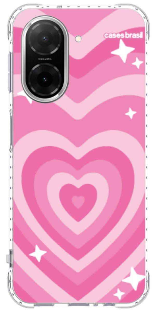 Capinha para Celular Coração Retrô Pink