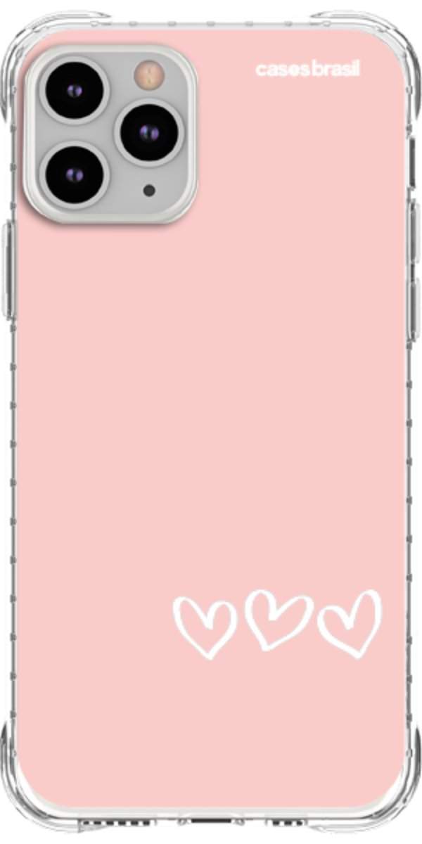 Capinha para Celular Trio de Corações