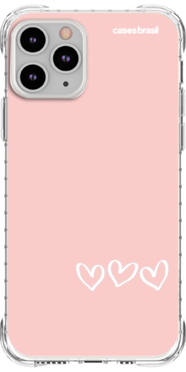 Capinha para Celular Trio de Corações