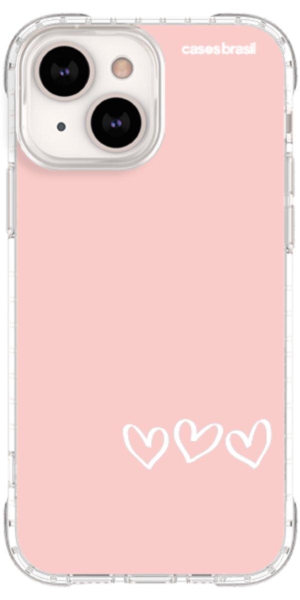 Capinha para Celular Trio de Corações