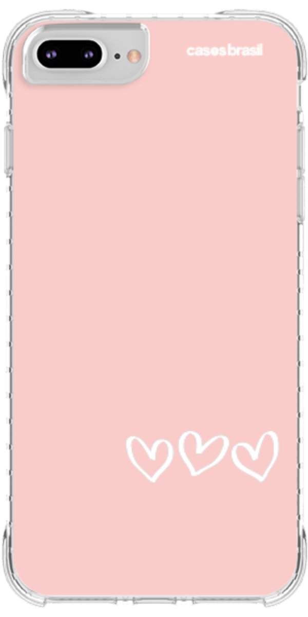 Capinha para Celular Trio de Corações
