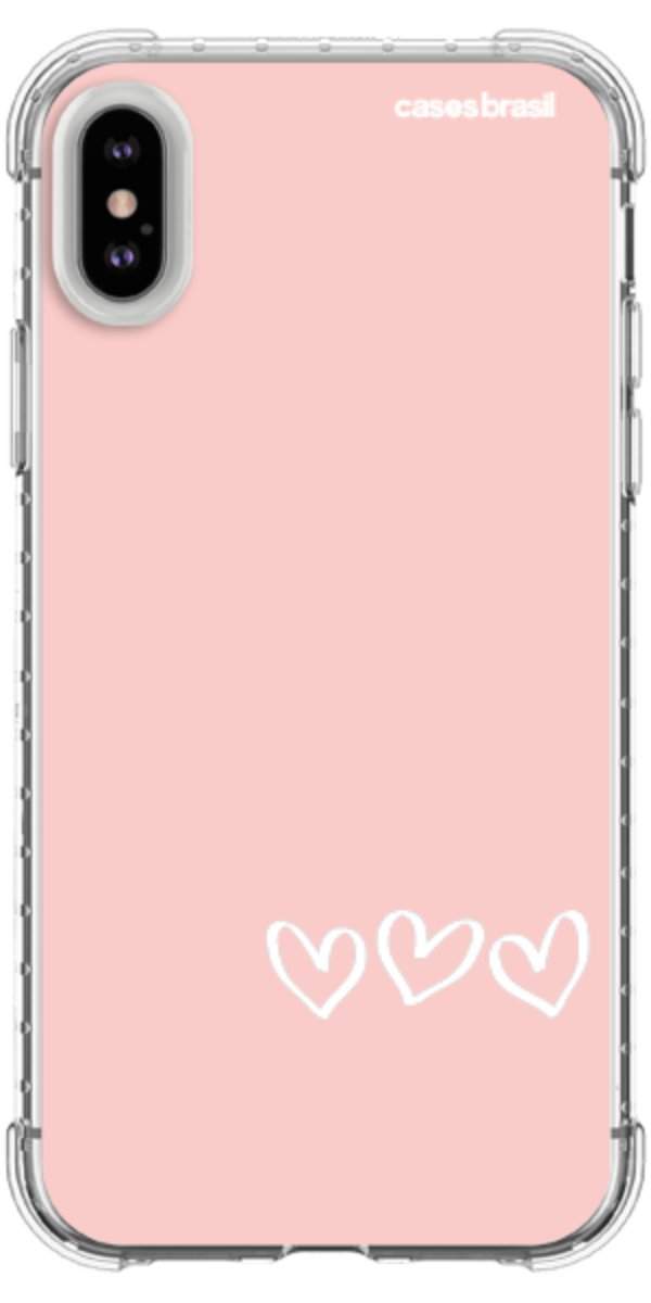 Capinha para Celular Trio de Corações