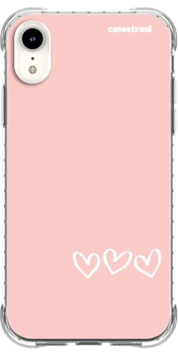 Capinha para Celular Trio de Corações