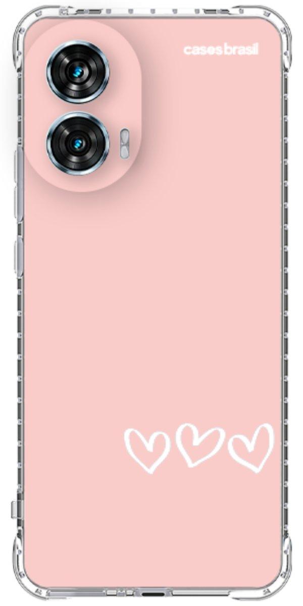 Capinha para Celular Trio de Corações
