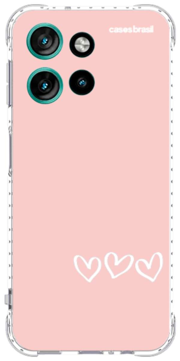 Capinha para Celular Trio de Corações