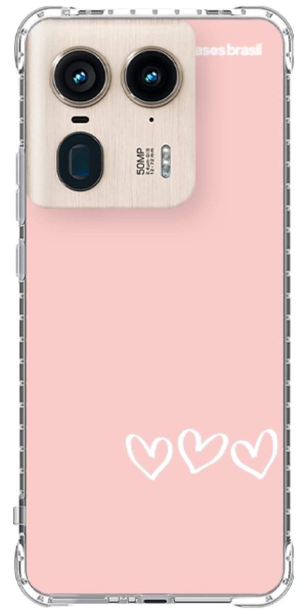 Capinha para Celular Trio de Corações
