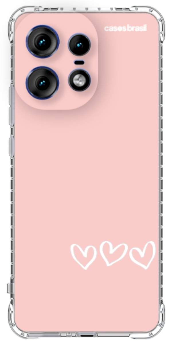 Capinha para Celular Trio de Corações