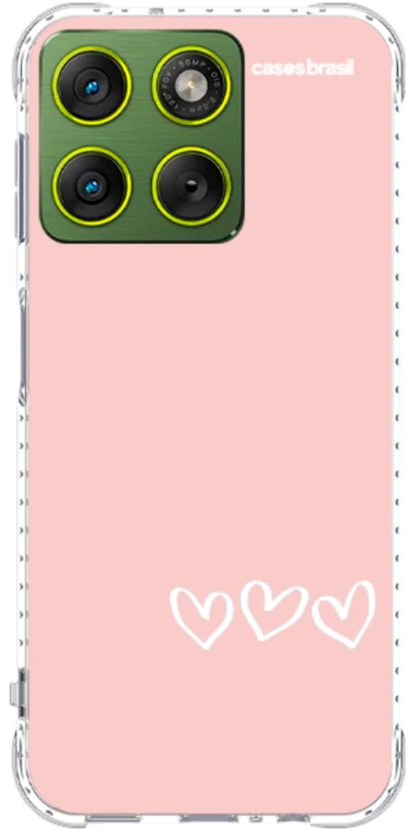 Capinha para Celular Trio de Corações