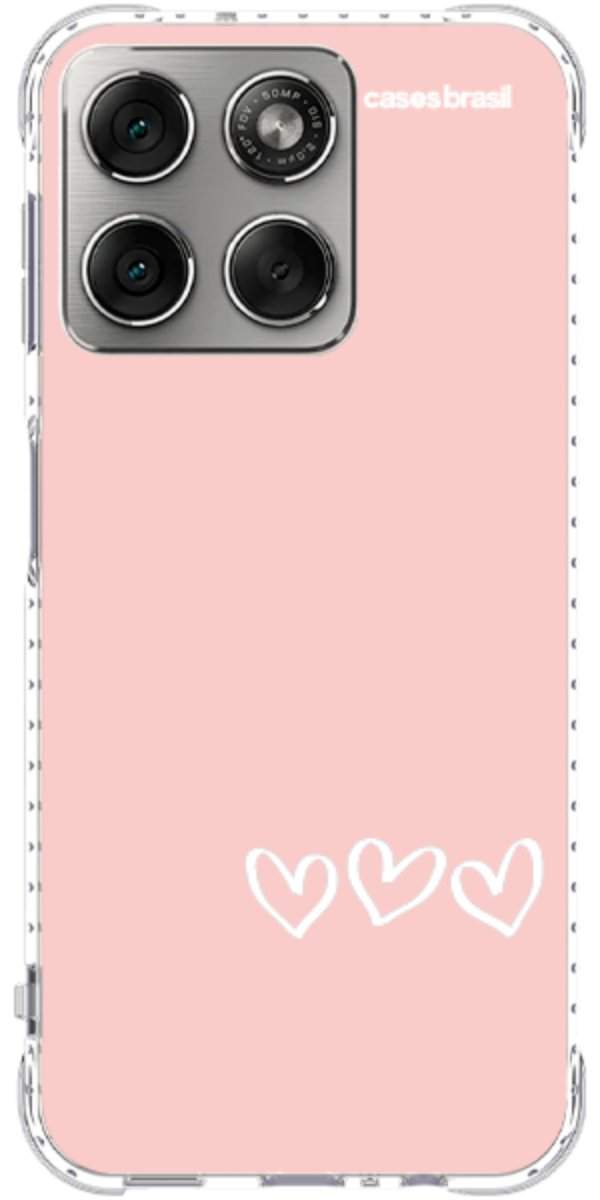 Capinha para Celular Trio de Corações