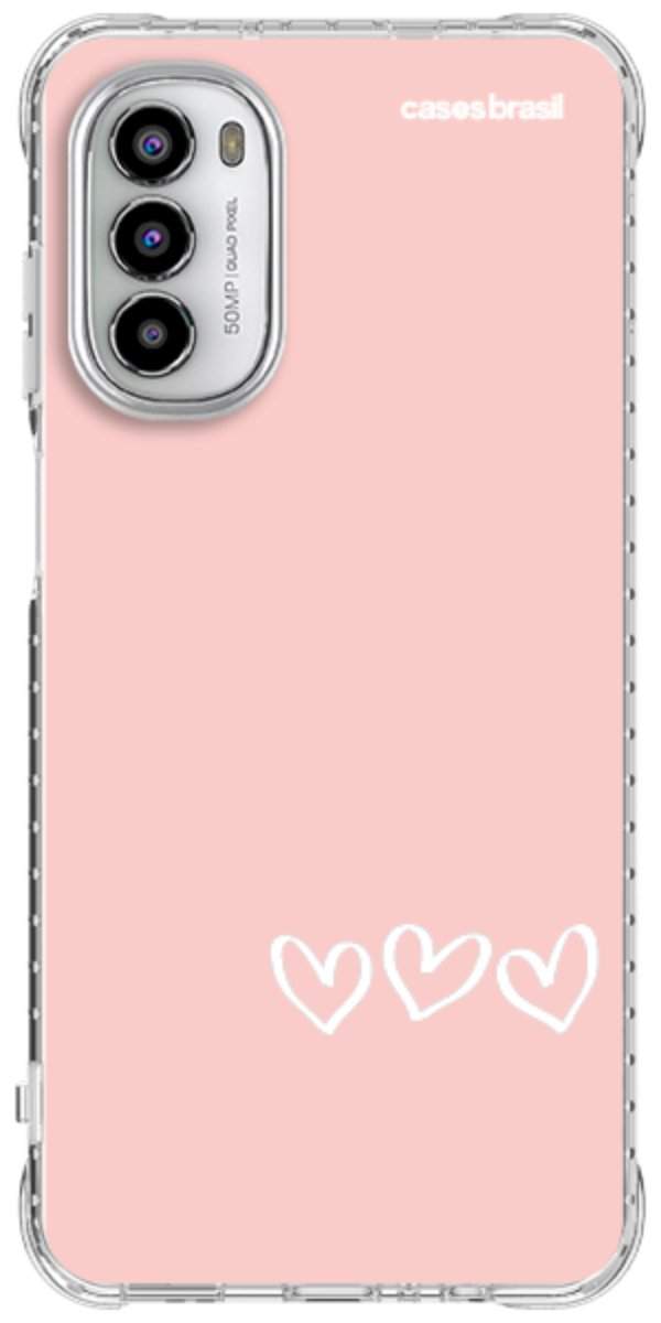 Capinha para Celular Trio de Corações