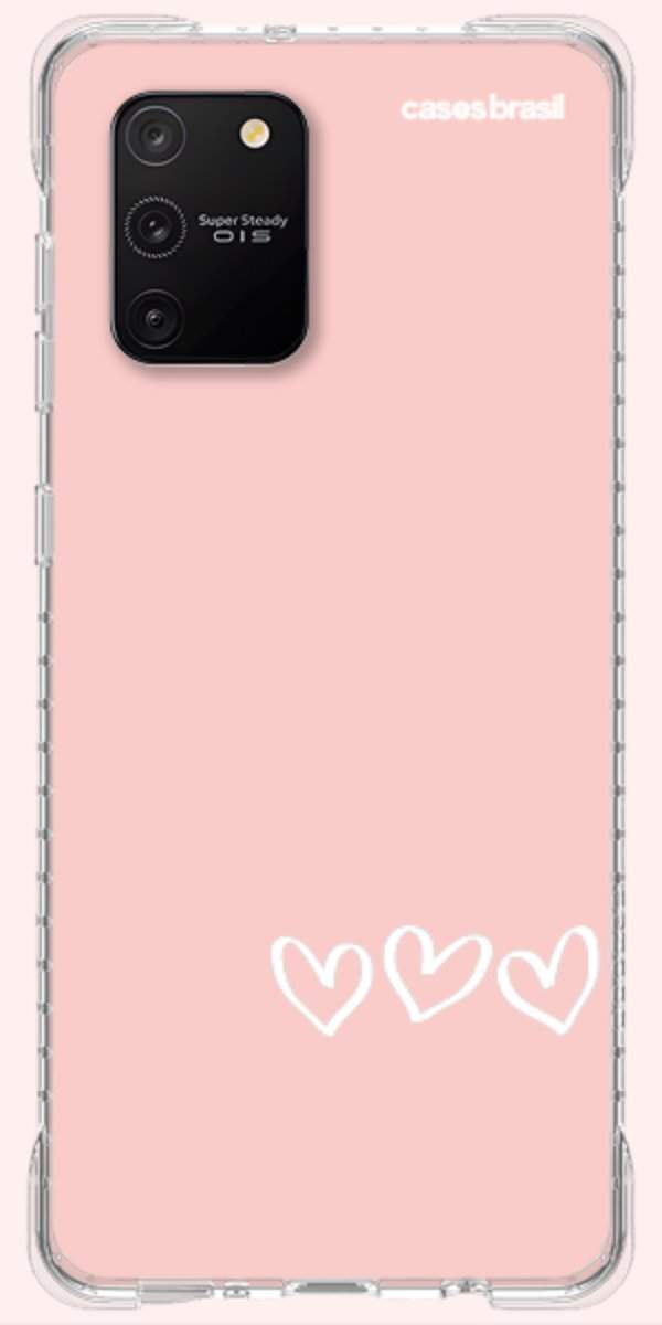 Capinha para Celular Trio de Corações