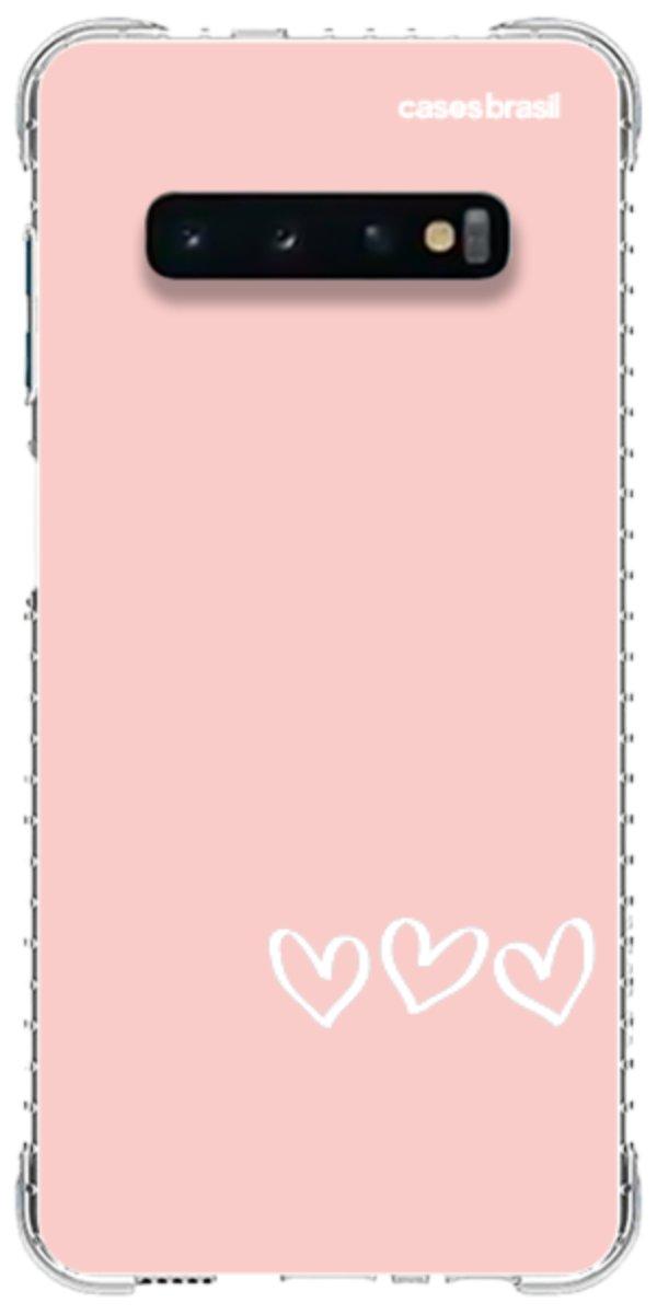 Capinha para Celular Trio de Corações