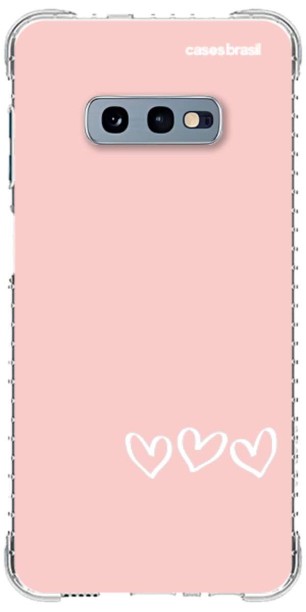 Capinha para Celular Trio de Corações