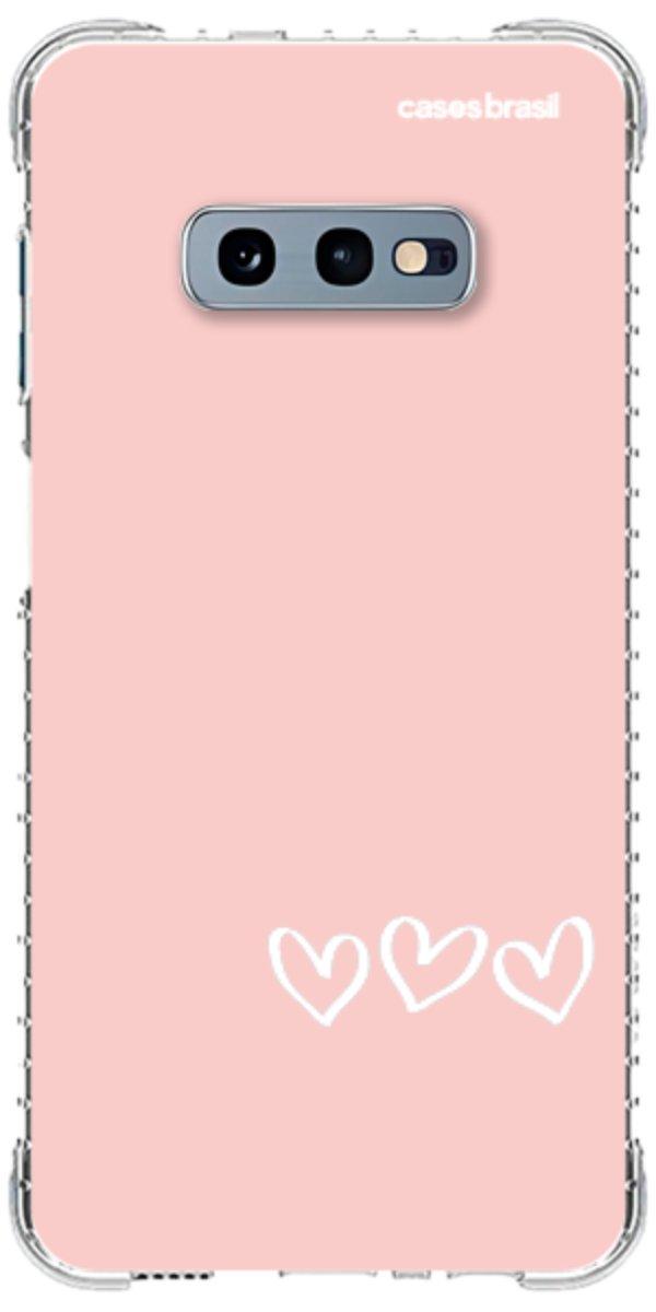 Capinha para Celular Trio de Corações