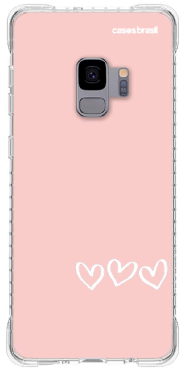 Capinha para Celular Trio de Corações