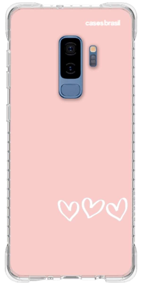 Capinha para Celular Trio de Corações