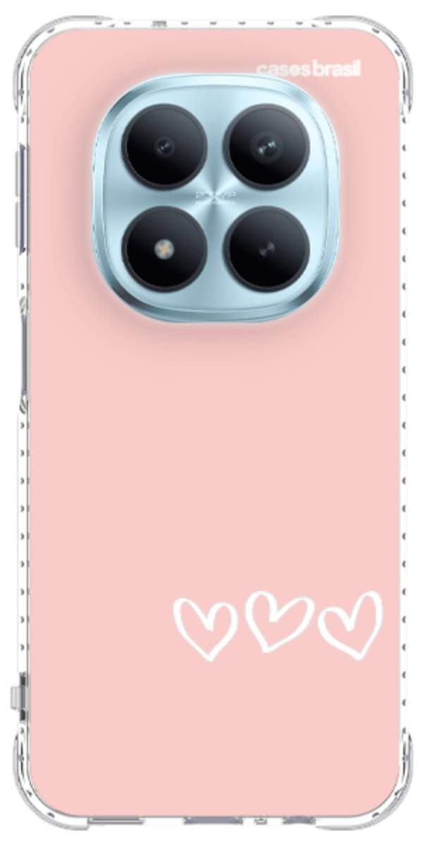 Capinha para Celular Trio de Corações
