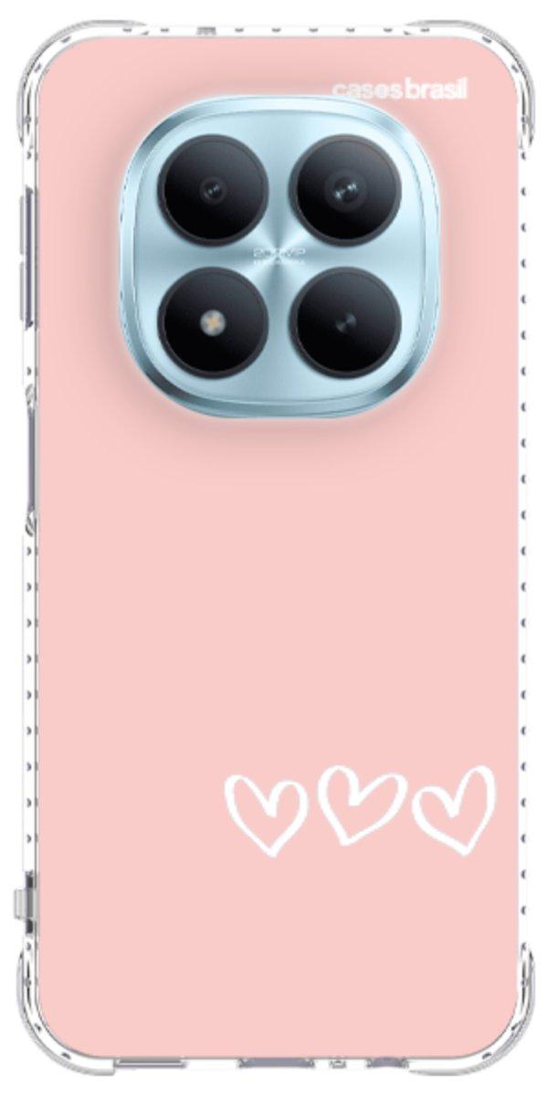 Capinha para Celular Trio de Corações