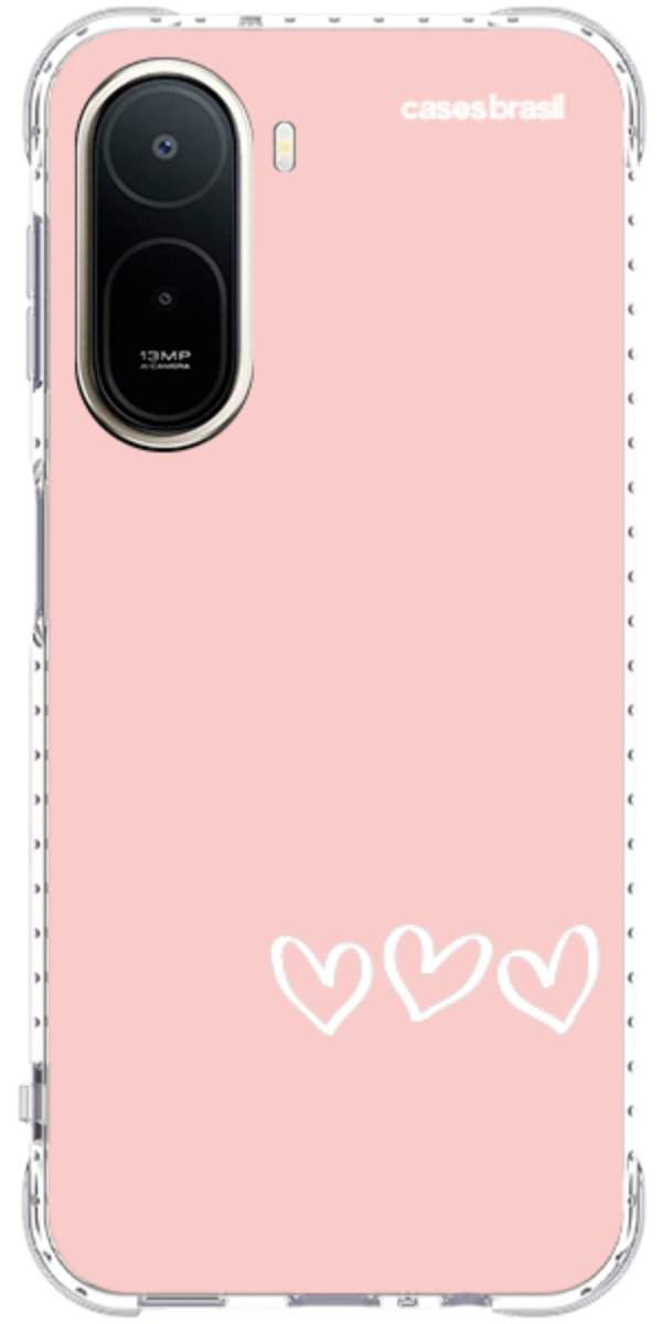 Capinha para Celular Trio de Corações