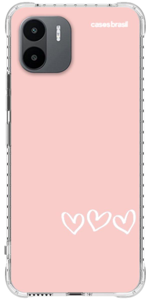Capinha para Celular Trio de Corações