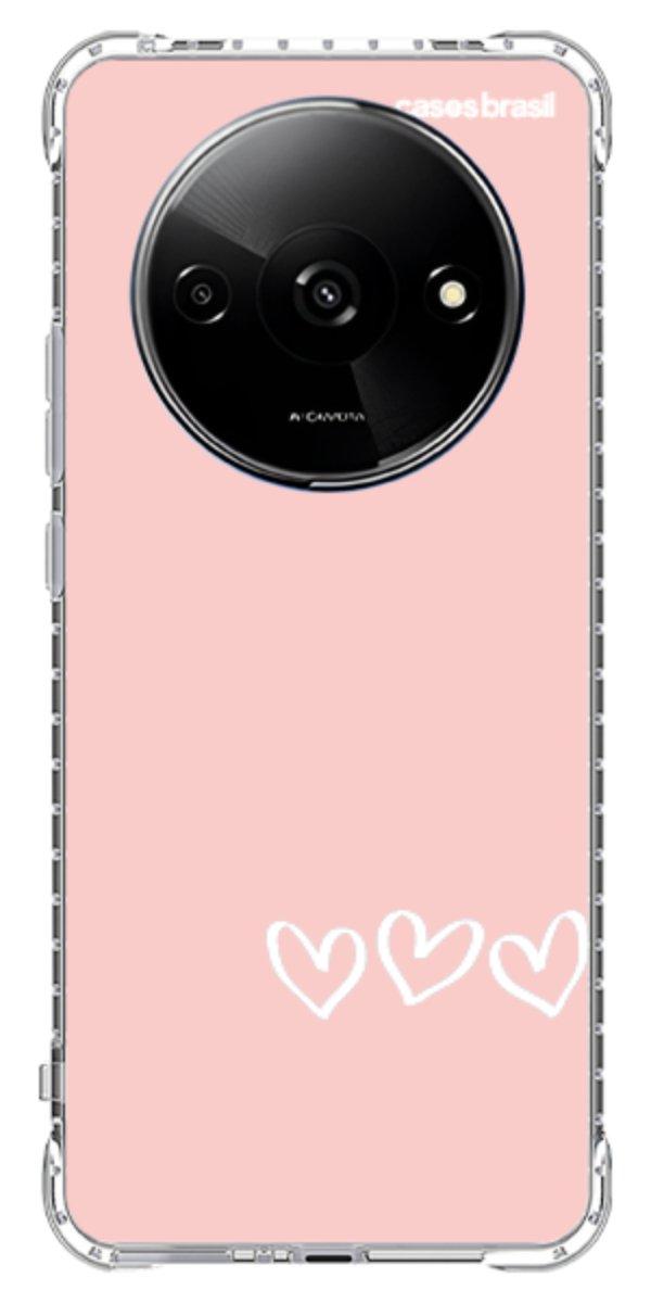 Capinha para Celular Trio de Corações
