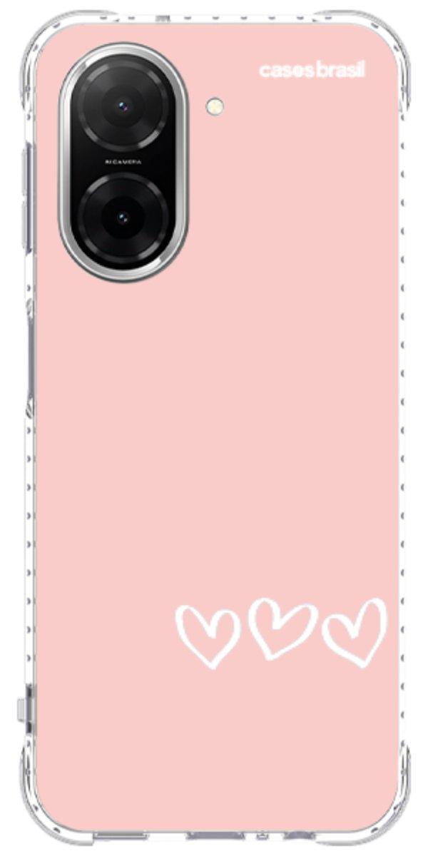 Capinha para Celular Trio de Corações