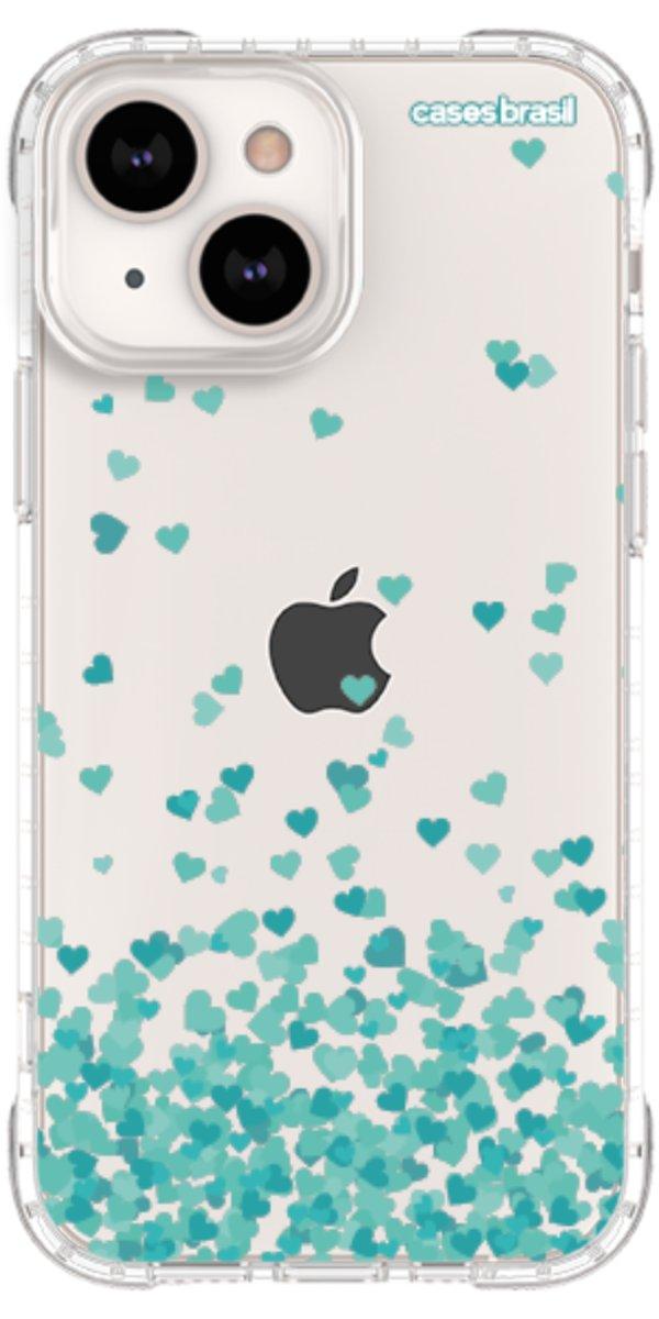 Capinha para Celular Corações Flutuantes Tiffany