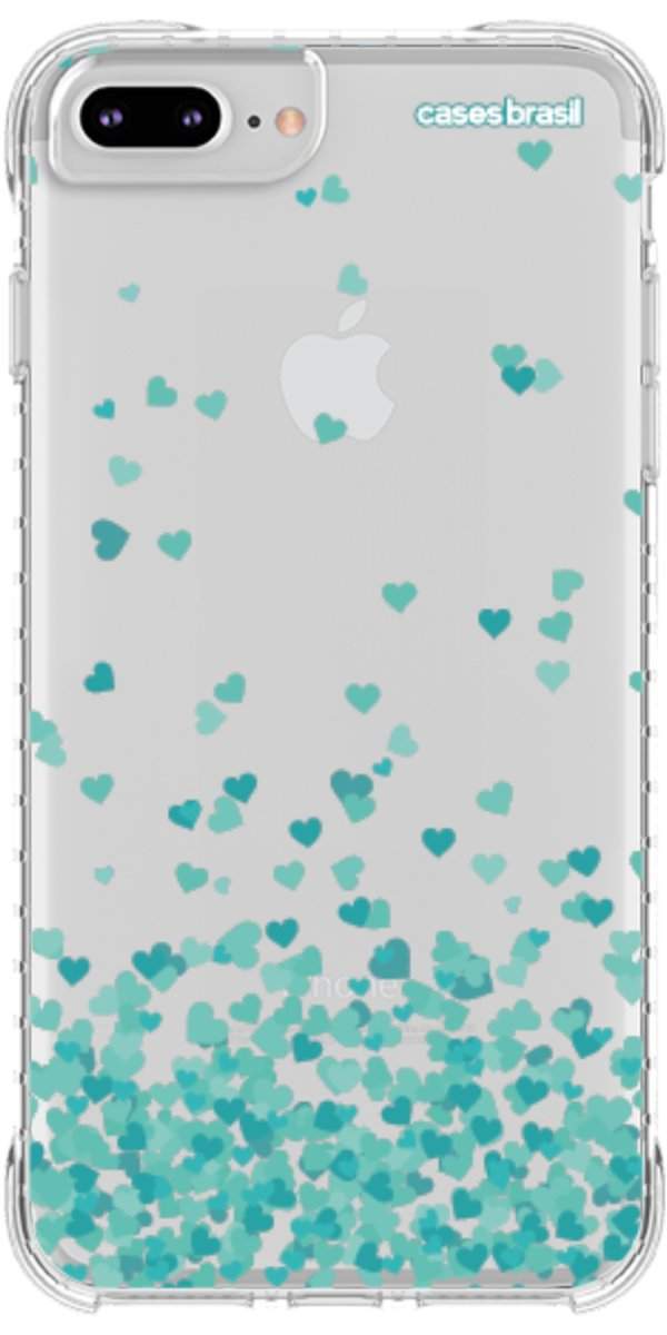 Capinha para Celular Corações Flutuantes Tiffany