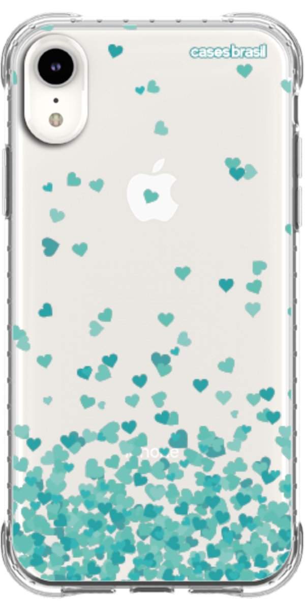 Capinha para Celular Corações Flutuantes Tiffany