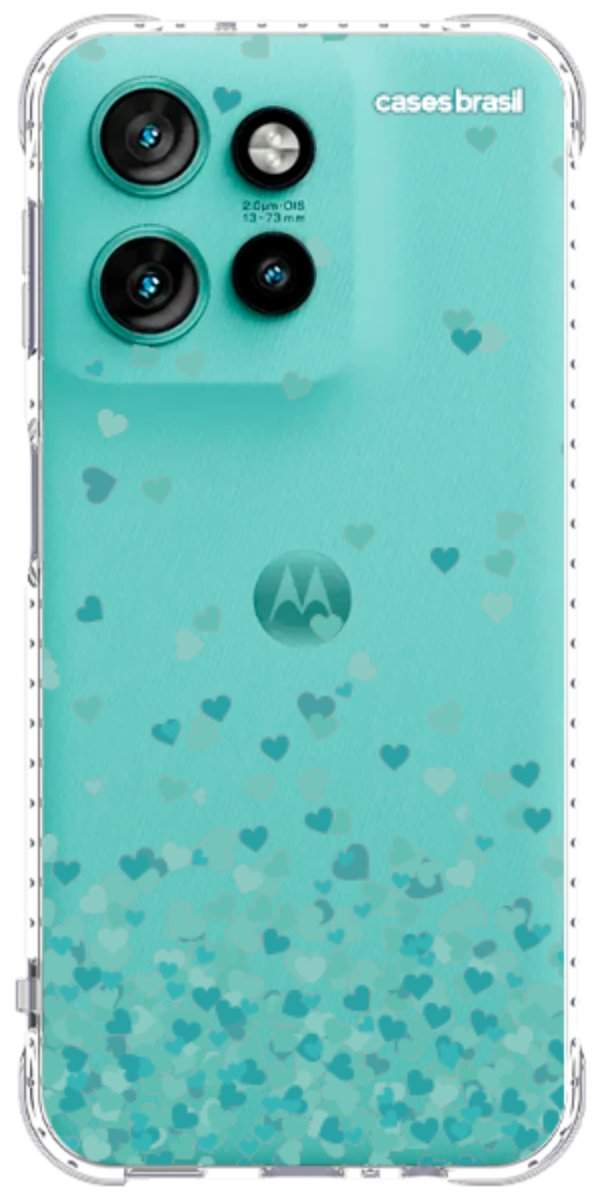 Capinha para Celular Corações Flutuantes Tiffany