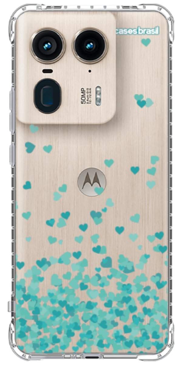 Capinha para Celular Corações Flutuantes Tiffany