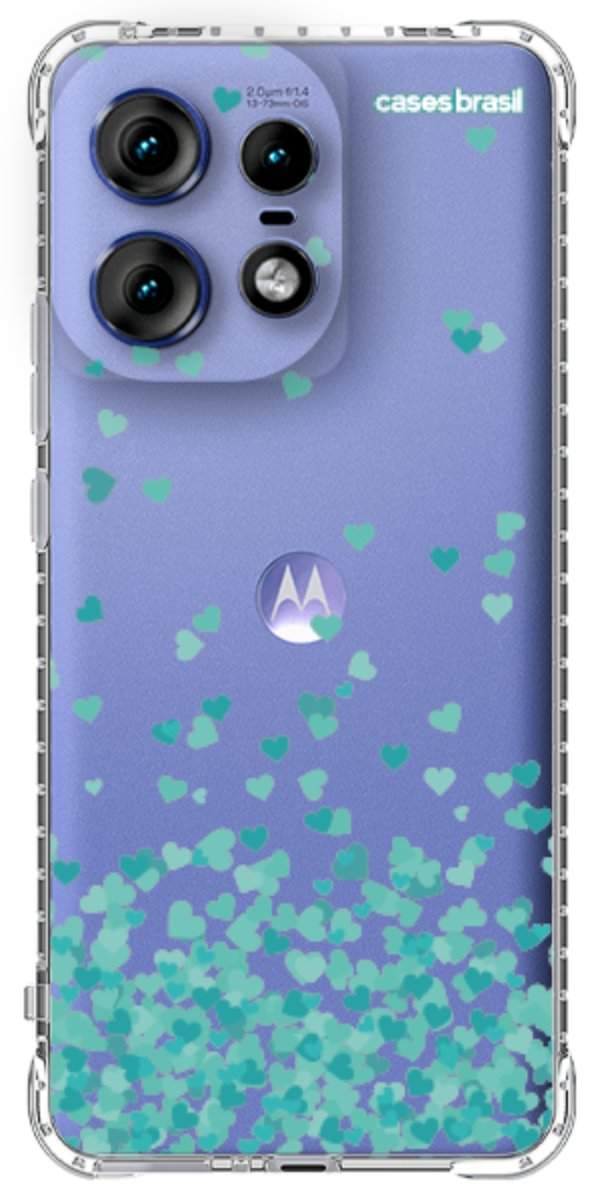 Capinha para Celular Corações Flutuantes Tiffany