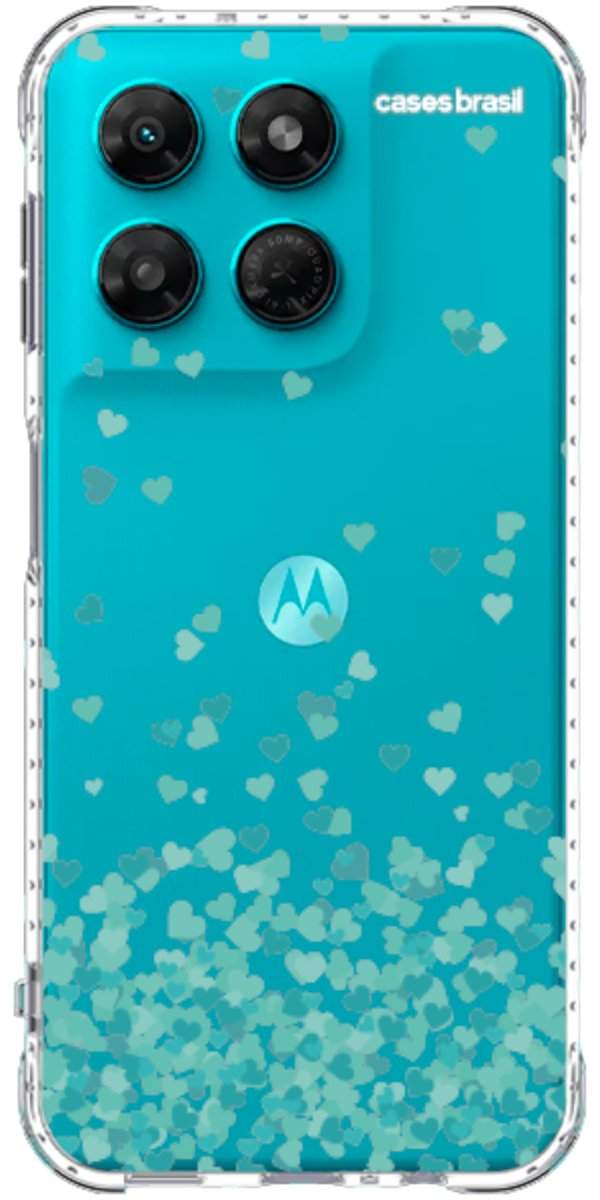 Capinha para Celular Corações Flutuantes Tiffany