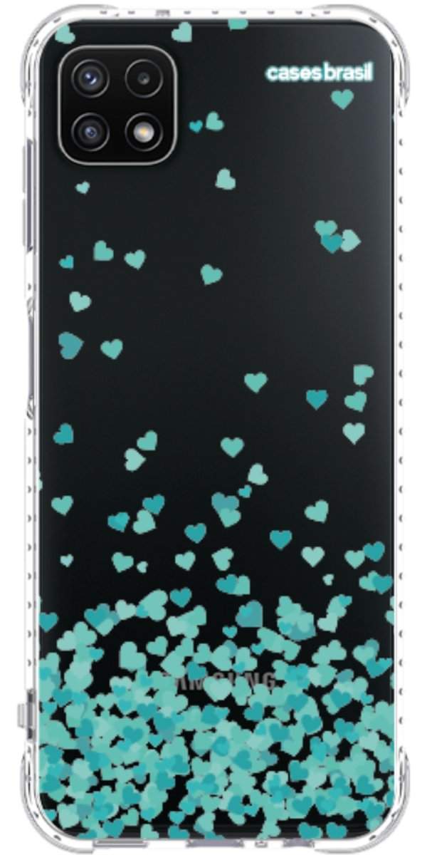 Capinha para Celular Corações Flutuantes Tiffany