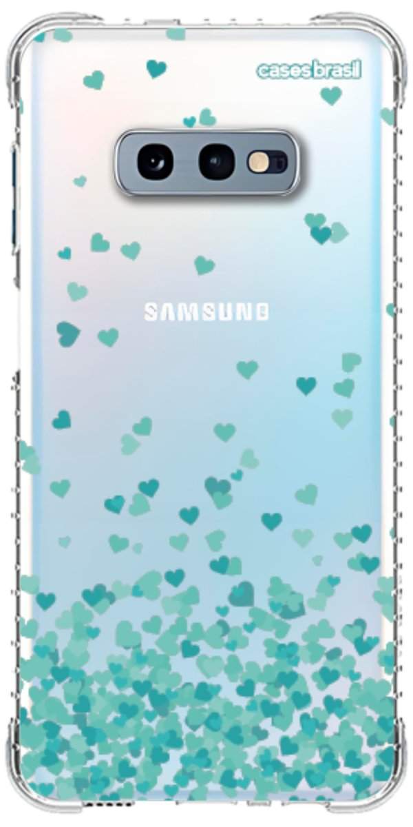 Capinha para Celular Corações Flutuantes Tiffany