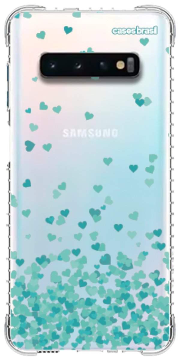 Capinha para Celular Corações Flutuantes Tiffany