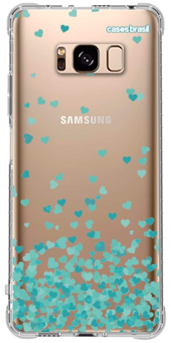 Capinha para Celular Corações Flutuantes Tiffany