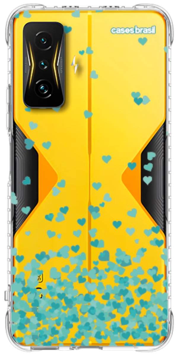 Capinha para Celular Corações Flutuantes Tiffany
