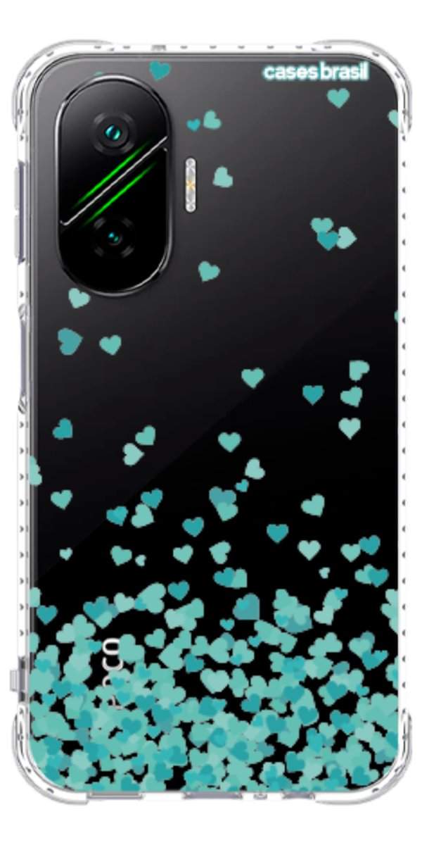 Capinha para Celular Corações Flutuantes Tiffany