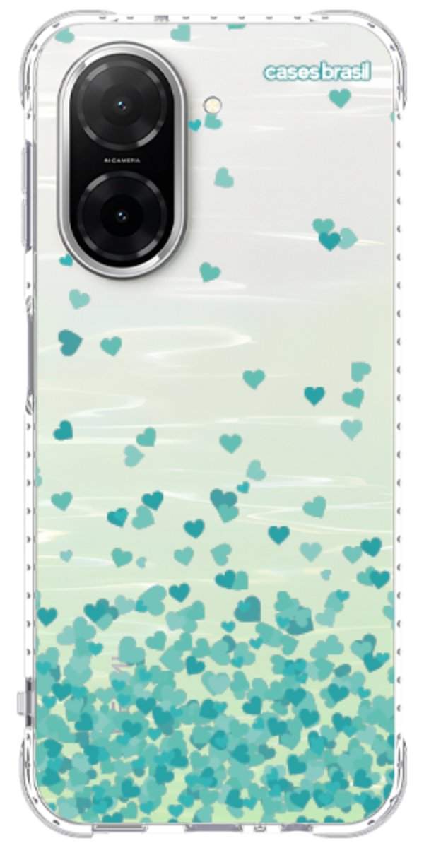 Capinha para Celular Corações Flutuantes Tiffany