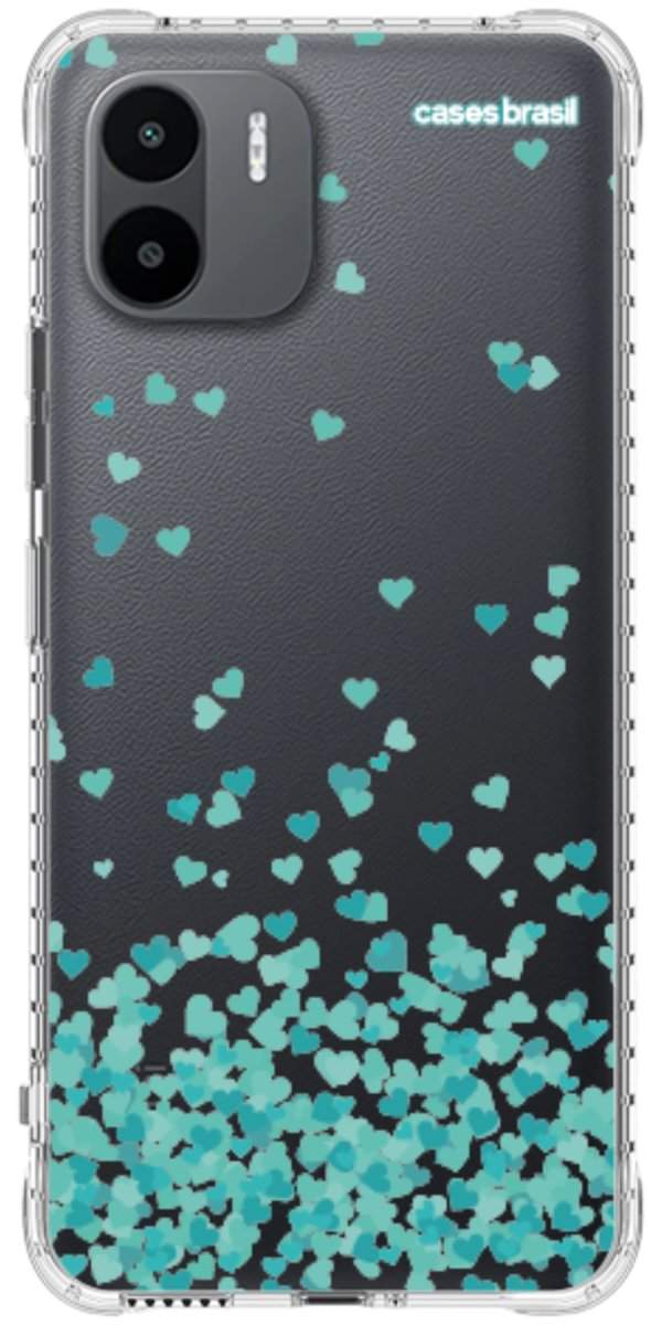 Capinha para Celular Corações Flutuantes Tiffany