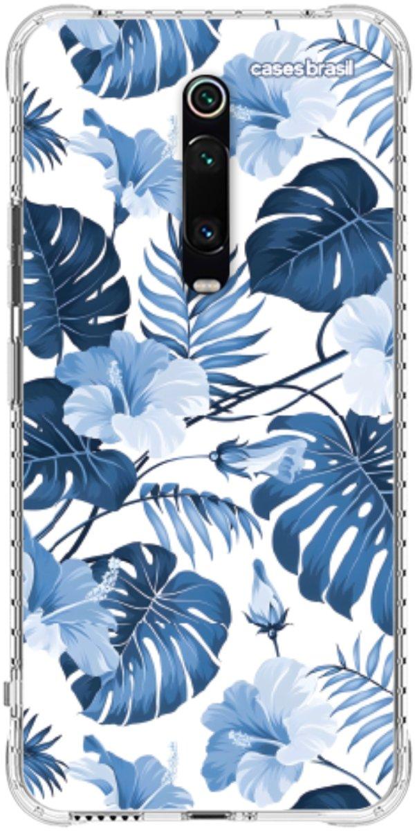 Capinha para Celular Folhagem Tropical Azul