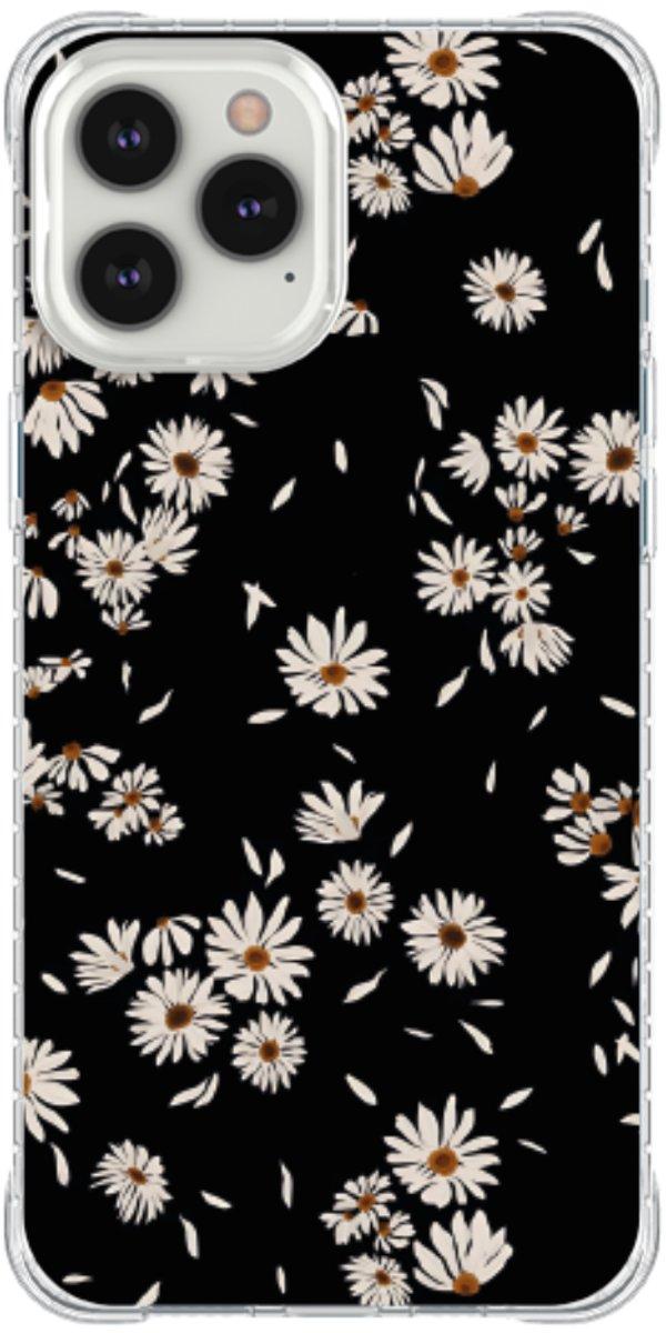 Capinha para Celular Margaridas Black