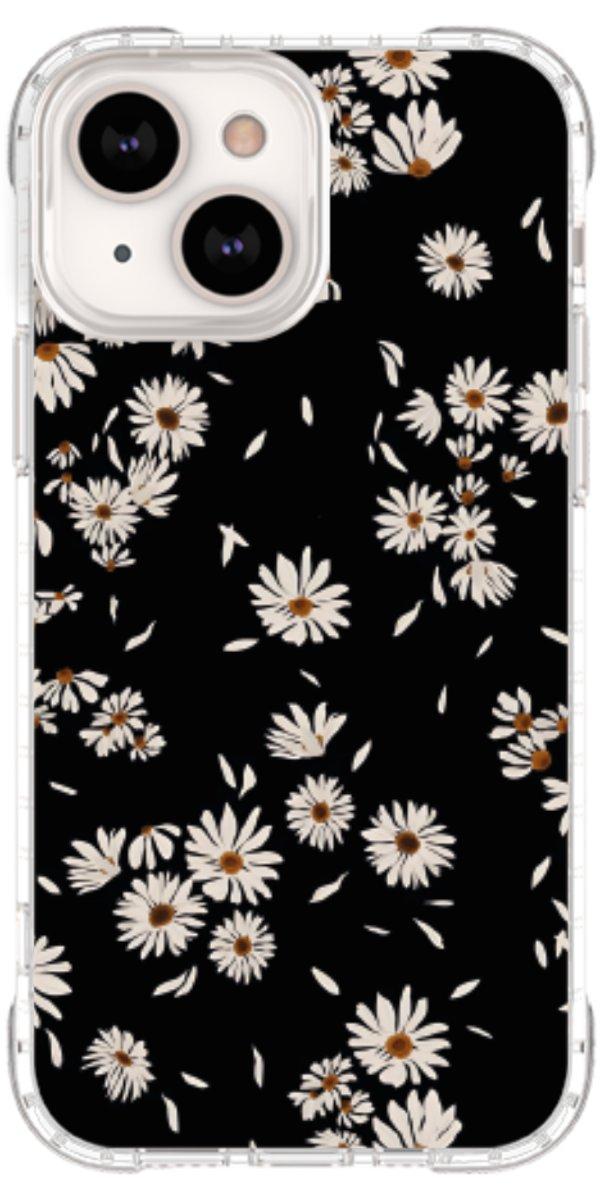 Capinha para Celular Margaridas Black