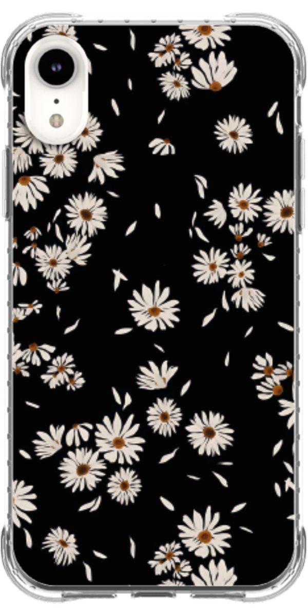 Capinha para Celular Margaridas Black
