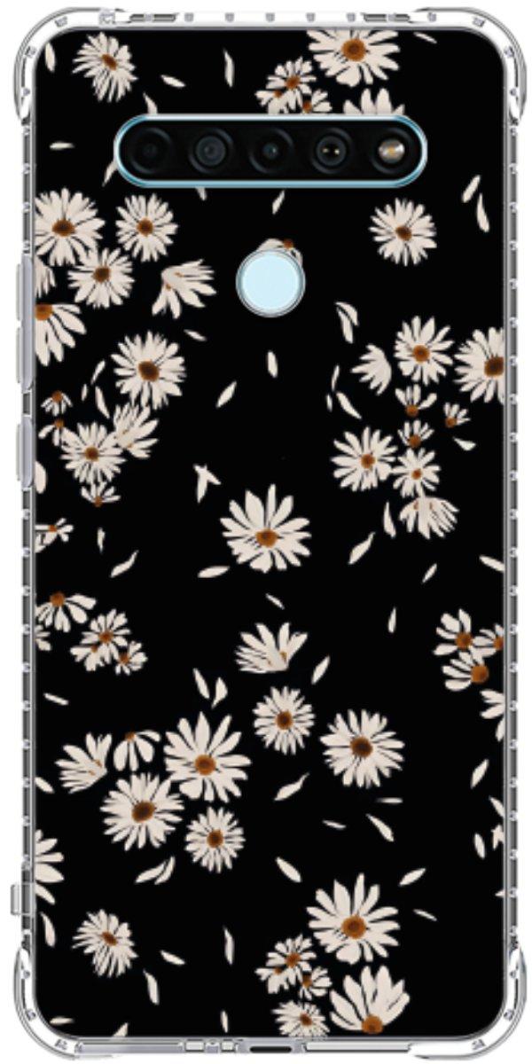 Capinha para Celular Margaridas Black