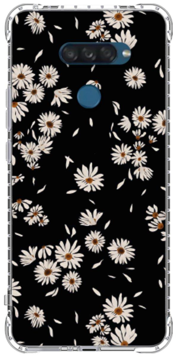 Capinha para Celular Margaridas Black