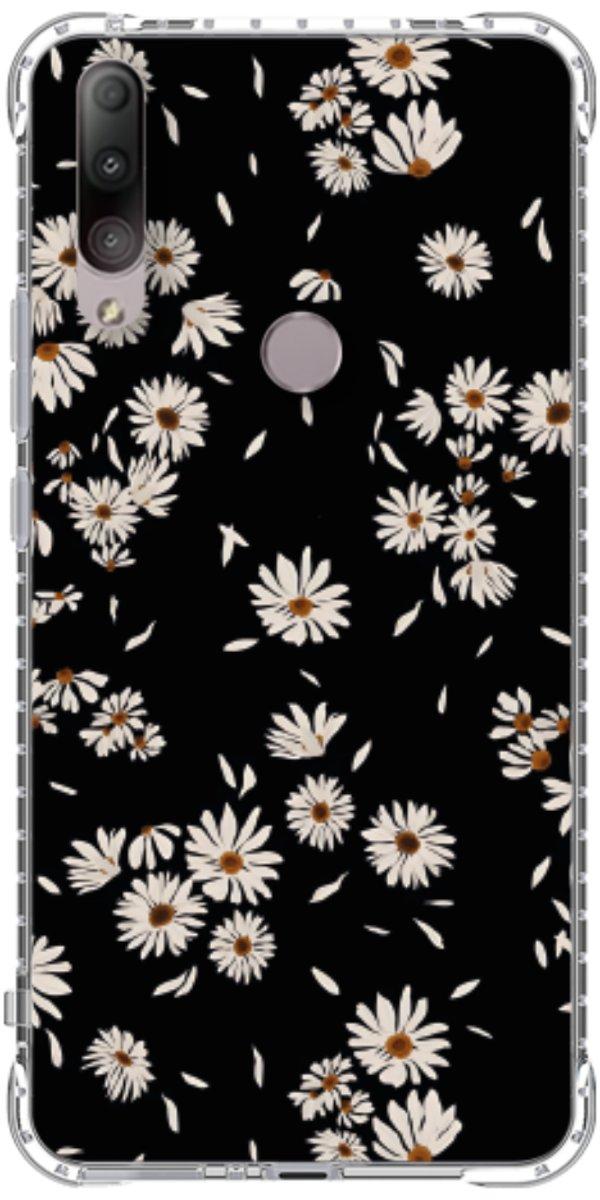 Capinha para Celular Margaridas Black