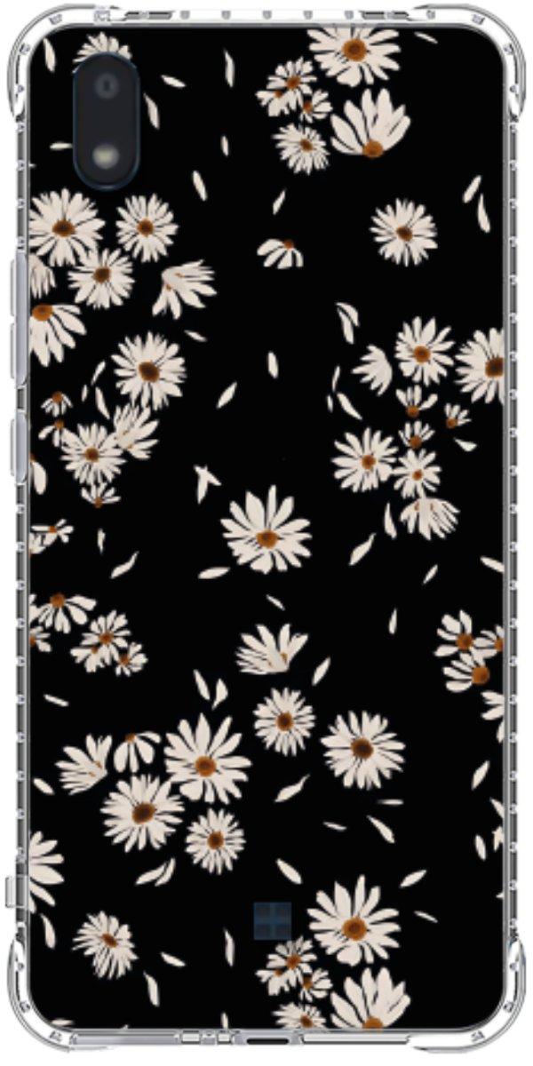 Capinha para Celular Margaridas Black